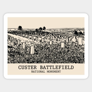 Custer Battlefield National Monument Sticker